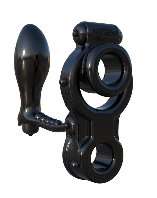 Pipedream Fantasy C-Ringz Ironman Ass-Gasm Penis Ring - Vibrating Cock Rings