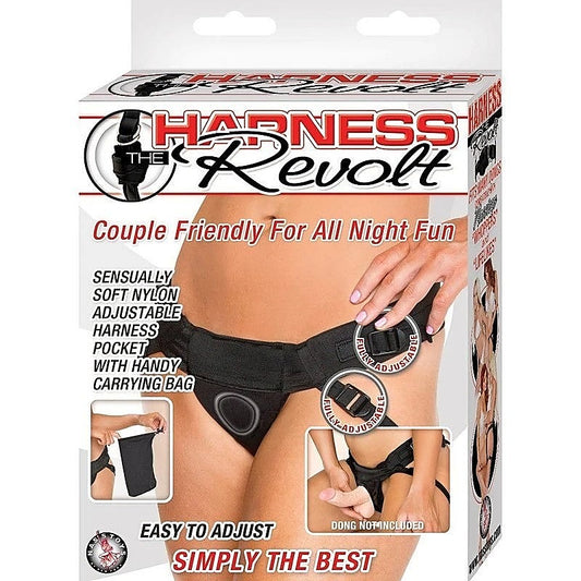 Nasstoys Revolt Velvet Strap-On Harness - Unleash Your Passion - Strap On Sextoys