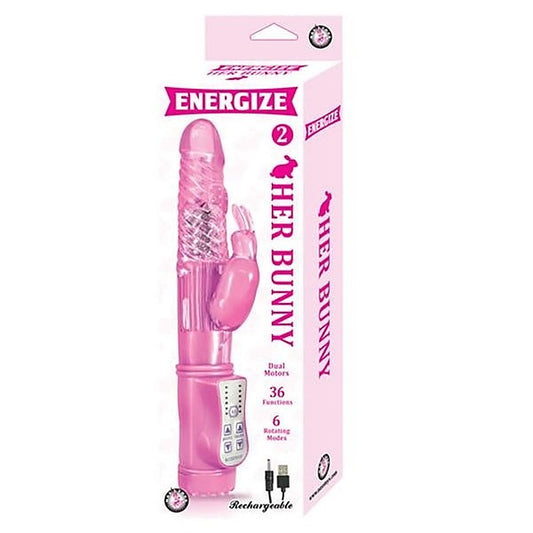 Nasstoys ENERGIZE Her Bunny 2 - Dual Motor Rabbit Vibrator - Rabbit Vibrators