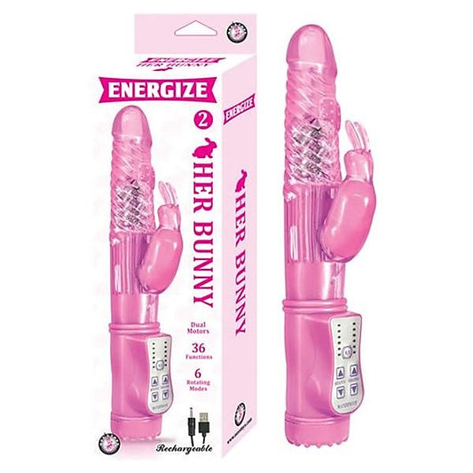 Nasstoys ENERGIZE Her Bunny 2 - Dual Motor Rabbit Vibrator - Rabbit Vibrators