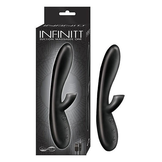 INFINITT Suction Massager - Dual Stimulation for Euphoric Ecstasy - G-Spot Vibrators