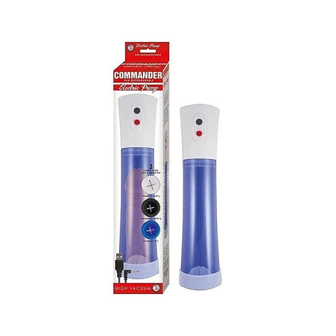 COMMANDER Rechargeable Cock Pump by Nasstoys - Pumps, Extenders and Sleeves