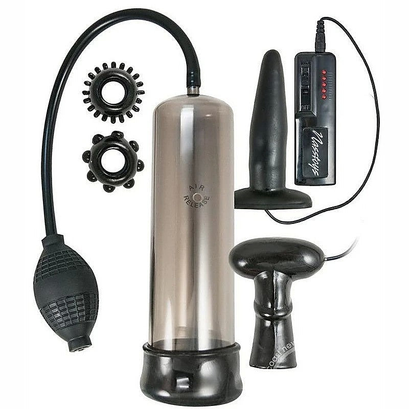 COMMANDER Vibrating Penis Pump by Nasstoys - Penis Pumps And Stretchers