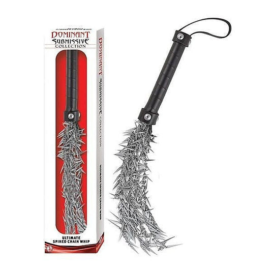 DOMINANT Submissive Collection - Spiked Iron Chain Whip