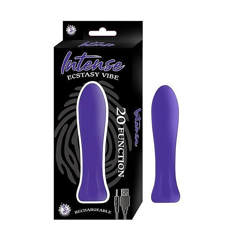 INTENSE Ecstasy 4.5" Rechargeable Silicone Vibe by Nasstoys - Bullet Vibrators