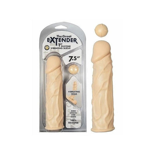 Nasstoys' Silicone Vibrating Penis Extender - Enhance Your Experience