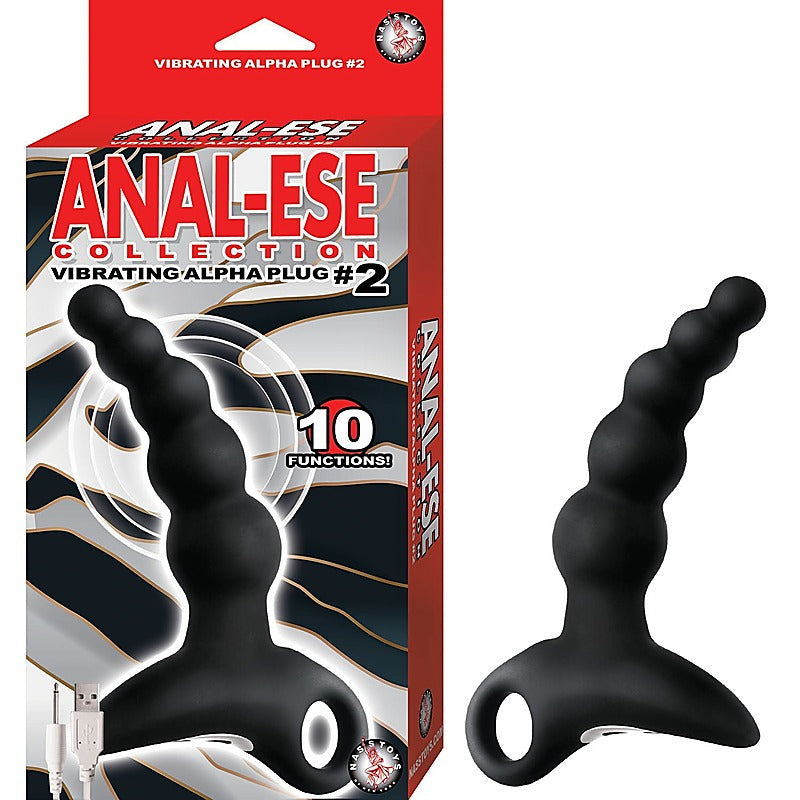 Anal Ese Vibrating Alpha Plug No 2 Waterproof by Nasstoys - Prostate Toys