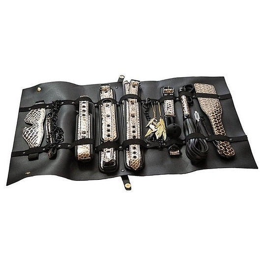 Luxury BDSM Travel Kit - THE TRAVELER 10 PC Bondage Set