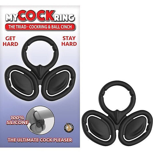 Silky Smooth Pleasure Enhancer - The Triad Cockring and Ball Cinch