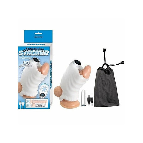 Vibrating Silicone Stroker by Nasstoys - Masturbators and Strokers