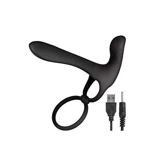 Nasstoys Dual-Pleasure P-Spot Vibrator - Rechargeable and Waterproof