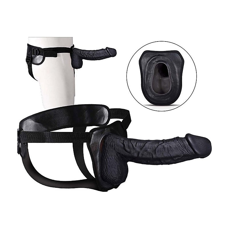 Erection Assistant Adjustable Hollow Strap-On by Nasstoys - Strap On Sextoys