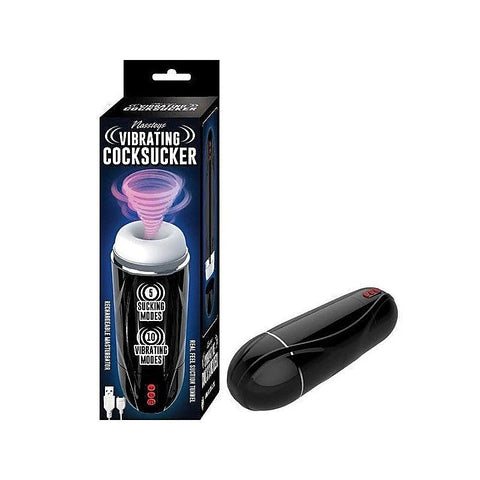 Vibrating 5-Function Textured Male Masturbator by Nasstoys - Masturbators and Strokers