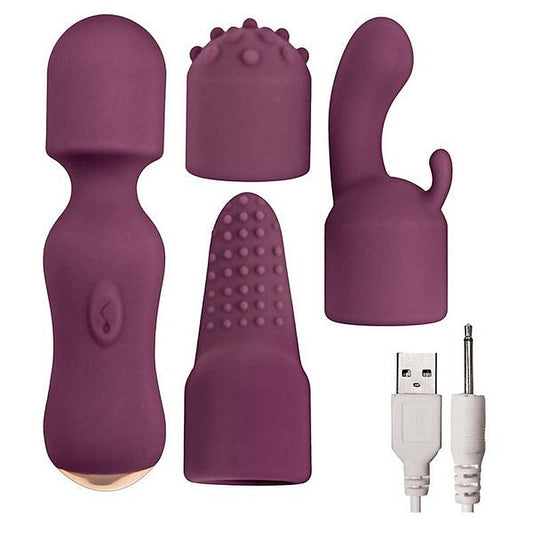 LOVERS KITS Temptation - Rechargeable Mini Wand Vibe - Body Wands