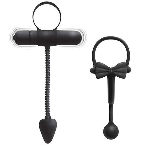 ENHANCER Cockring & Stretchy Butt Plug Set by Nasstoys - Sex Kits