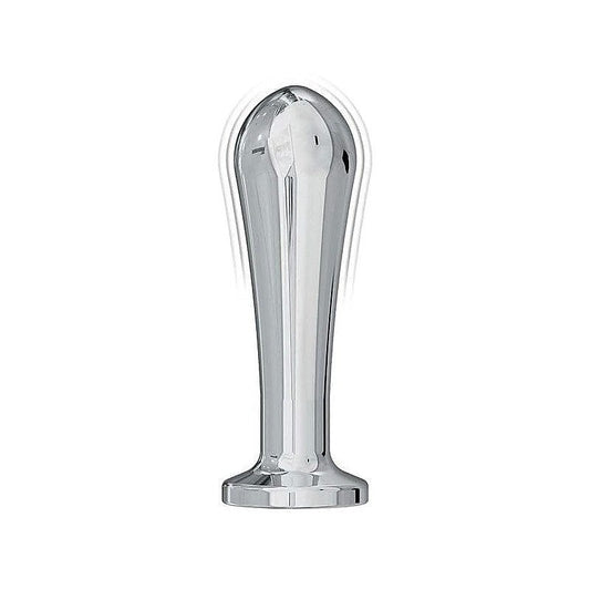 Pleasure-Enhancing Remote Vibrating Metal Anal Plug - Anal Vibrators