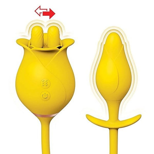Nasstoys Clit-Tastic Tulip - Pleasure-Packed Finger Massager and Plug - Finger and Tongue Vibrators