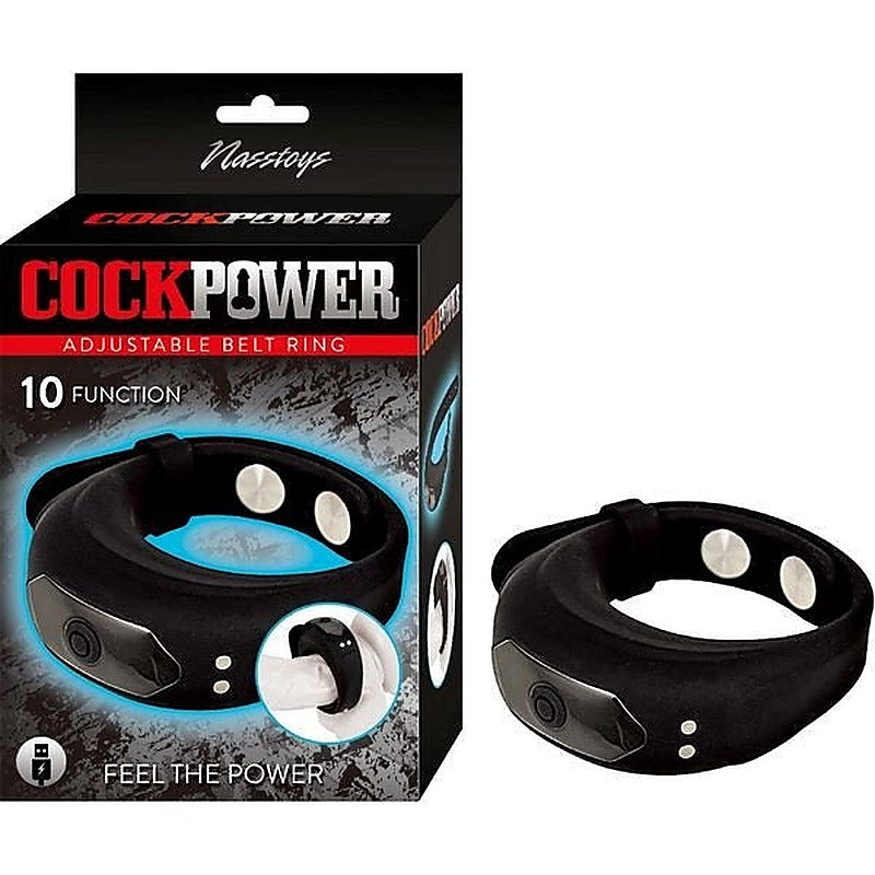 COMPOSER Adjustable Vibrating Cock Belt Ring by Nasstoys - Vibrating Cock Rings