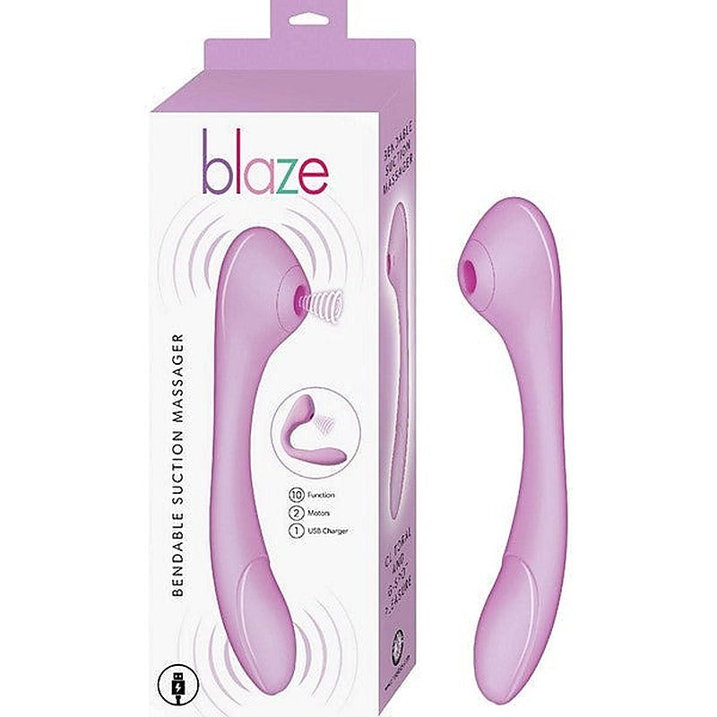 Premium Blaze Flexible USB Massager by Nasstoys - Clit Ticklers and Pulsators
