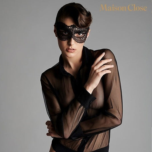 Maison Close Seductive Guipure Lace Eye Mask