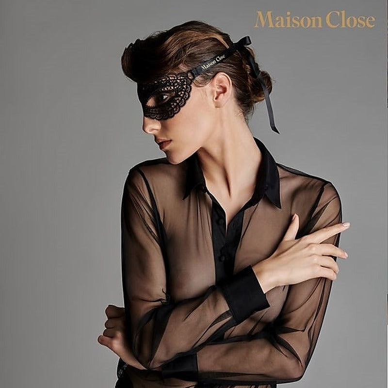 Seductive Guipure Lace Eye Mask by Maison Close - Masks And Blindfolds