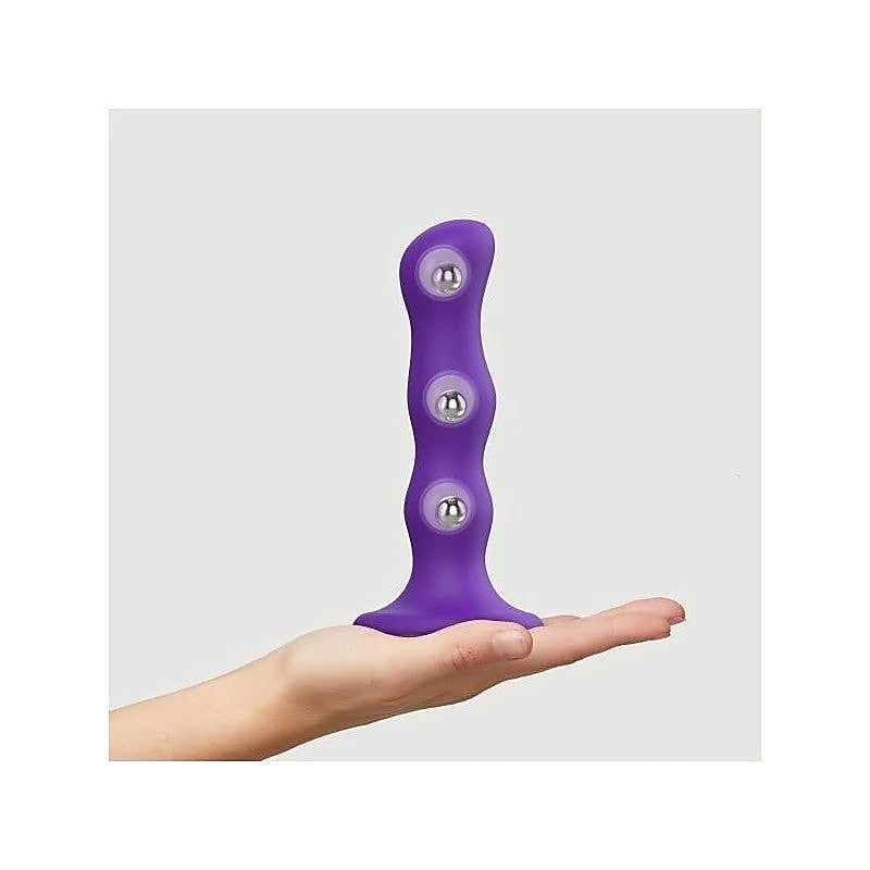 Silicone Dildo Plug with Rotating Geisha Balls - Anal Dildos