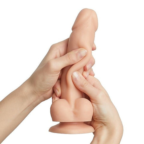 Sliding Skin Realistic Dildo - Flesh by Strap-On-Me - Realistic Dildos