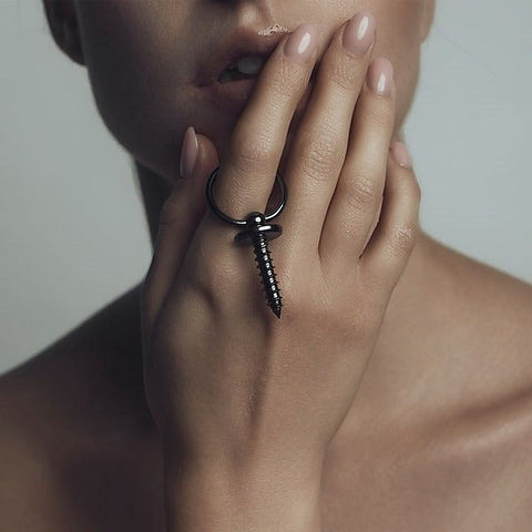 Dildo Base Finger O-Ring by Strap-On-Me - Collars and Leads