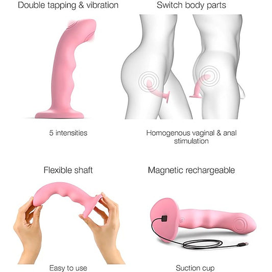 Rechargeable design provides continuous enjoyment without interruption.