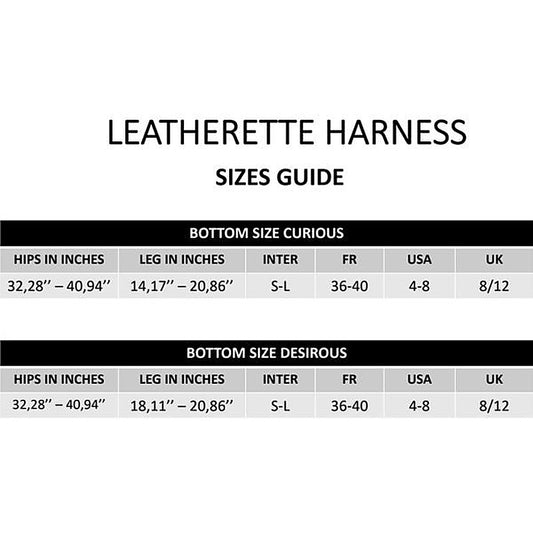 Strap-On-Me Adjustable Leatherette Harness - Explore Your Desires