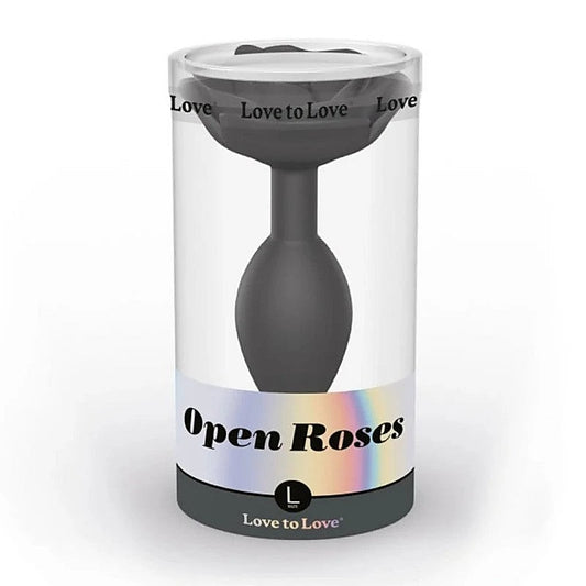 OPEN ROSES - Elegant Silicone Anal Pleasure Plug - Butt Plugs