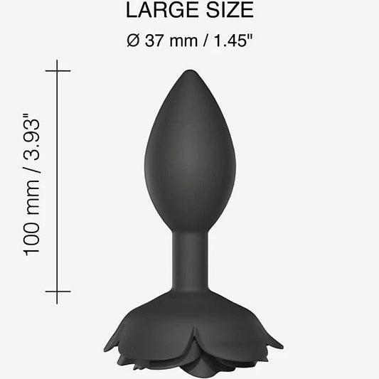 OPEN ROSES - Elegant Silicone Anal Pleasure Plug - Butt Plugs
