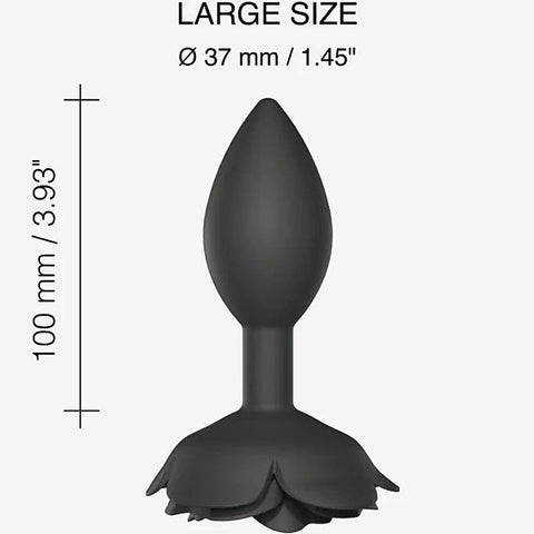 Open Roses Silicone Anal Plug by Love To Love - Butt Plugs