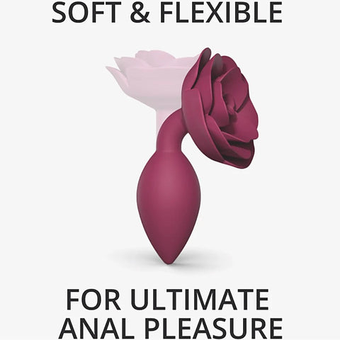 Open Roses Silicone Anal Plug by Love To Love - Butt Plugs