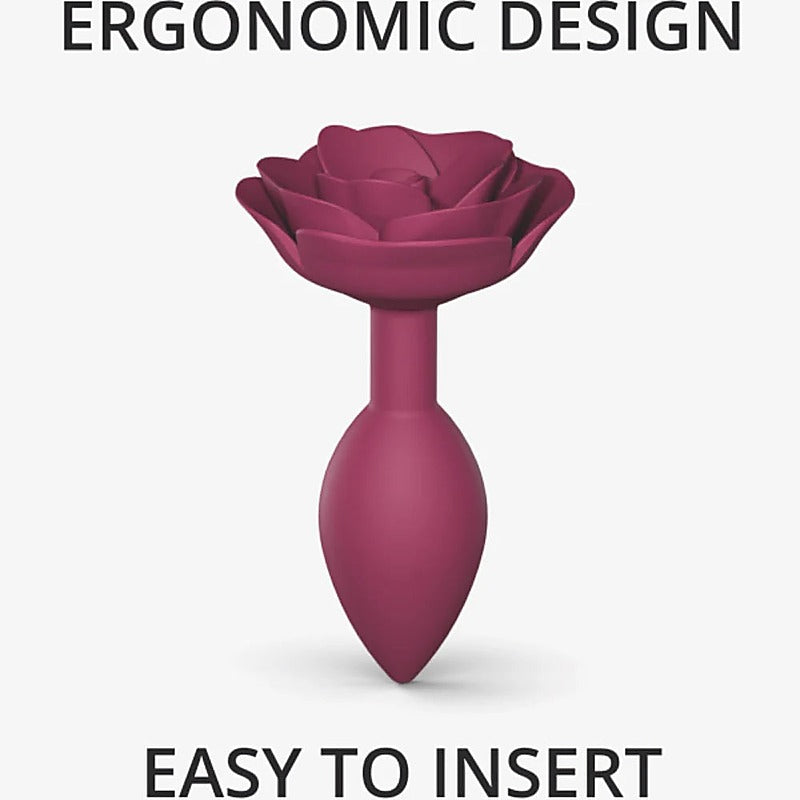 Open Roses Silicone Anal Plug by Love To Love - Butt Plugs