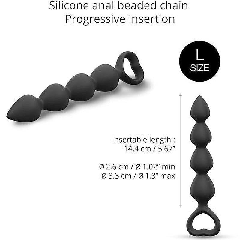 Bing Bang Graduated Silicone Anal Beads by Love To Love - Anal Beads and Balls