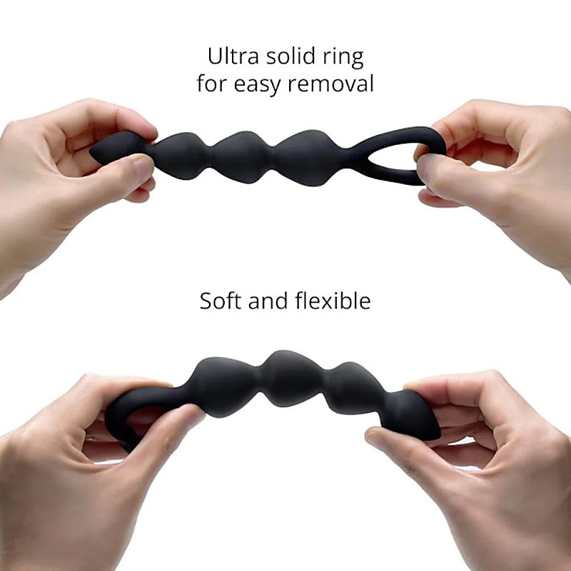 Bing Bang Graduated Silicone Anal Beads by Love To Love - Anal Beads and Balls