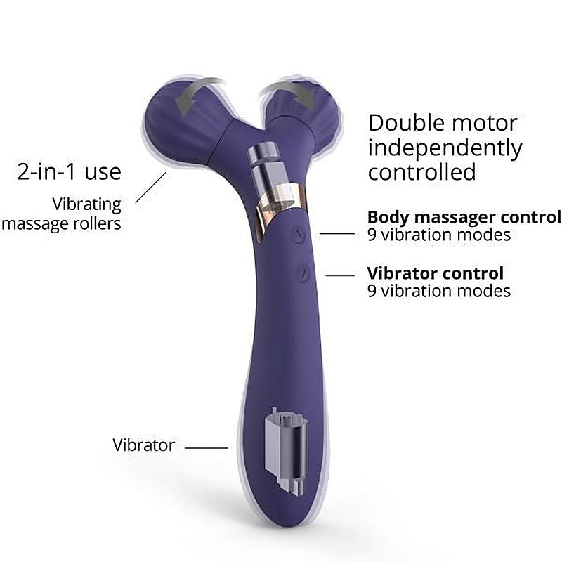 Fireball Dual Motor Vibrating Massager by Love To Love - Body Wands
