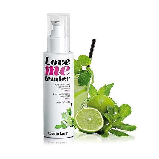 Mojito-Infused Warming Massage Oil by Love To Love - Massage Oils and Lubricants