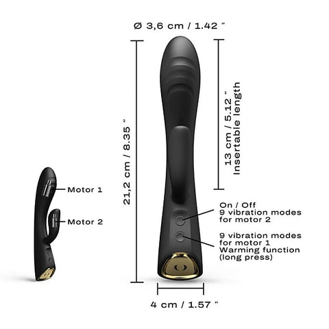 Ultra Flexi Waterproof Vibrating Rabbit by Marc Dorcel - Rabbit Vibrators