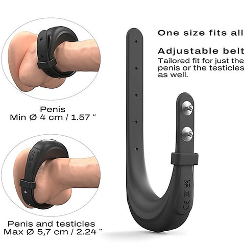 Vibrating Comfort-Fit Cock Ring by Marc Dorcel Toys - Vibrating Cock Rings