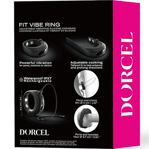 Vibrating Comfort-Fit Cock Ring by Marc Dorcel Toys - Vibrating Cock Rings
