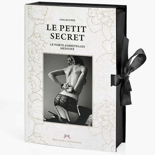 Enchanting Elegance - MAISON CLOSE Lace Garter Set with Cuffs