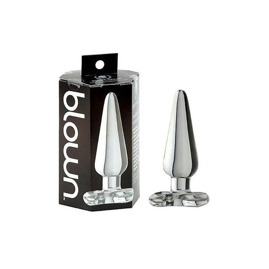 Spartacus Borosilicate Glass Spade Anal Plugs - Premium Pleasure