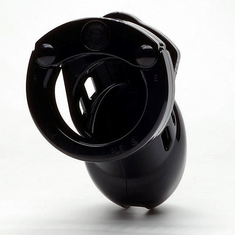 CB 6000 Small Black Polycarbonate Male Chastity Cock Cage - Male Chastity