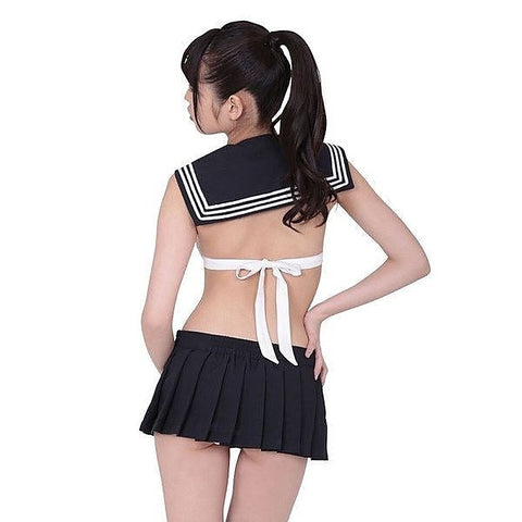 Starfire Daydream's Daring Schoolgirl Crop Top and Micro Mini Skirt - Skirts And Club Wear