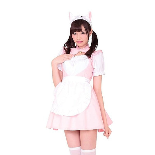 Starfire Daydream Strawberry Kinky Maid Dress - Flirty Ribbons for Playful Scenarios
