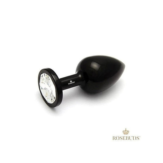 Rosebuds Premium Crystal-Topped Aluminium Butt Plug - Butt Plugs