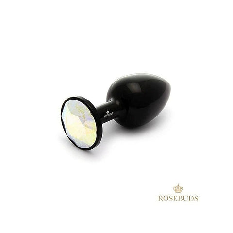 Rosebuds Premium Crystal Aluminium Butt Plug - Butt Plugs