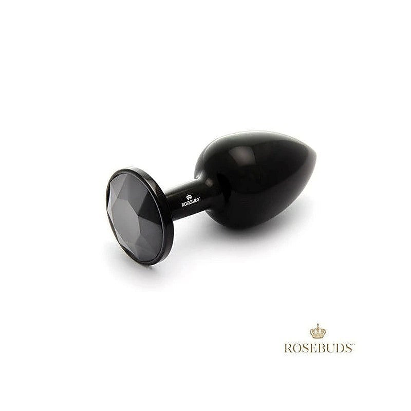 Rosebuds Premium Crystal Aluminium Butt Plug - Butt Plugs